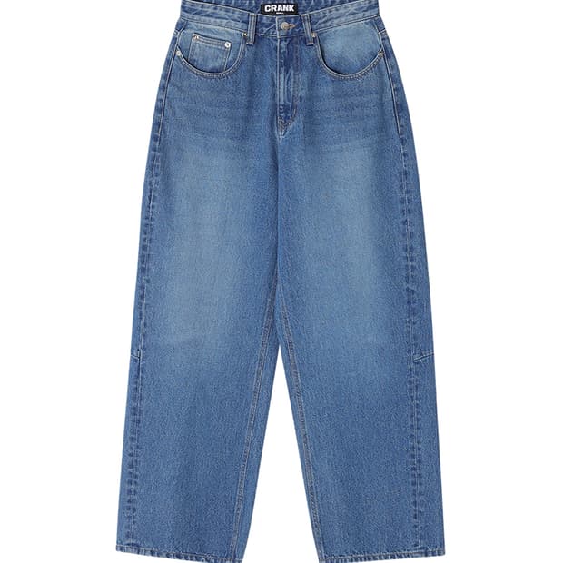 STUD WIDE JEANS_BLUE 