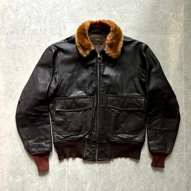 50's U.S. Navy G-1 Leather Flight jacket