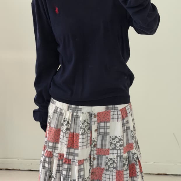 폴로랄프로렌 네이비 니트