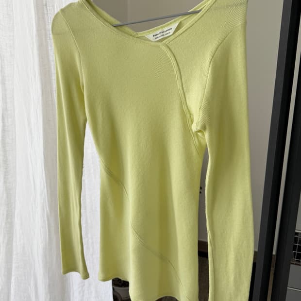 Beautiful People asymmetric cotton knit