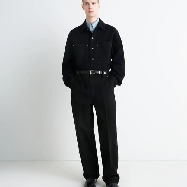 르메르 MAXI BARREL WORKWEAR PANTS IN DENIM