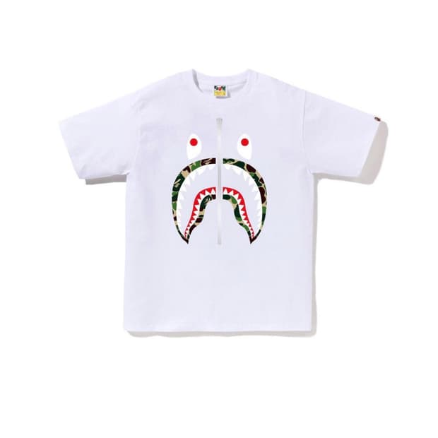 베이프 키모샤크티셔츠 화이트(배송비 포함)