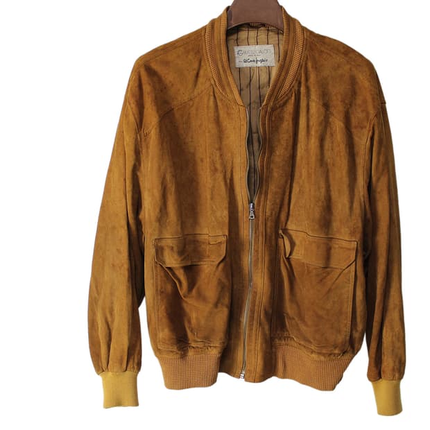 1990s USA FRATELLI GALLOTTI 카우레더 스웨이드 자켓