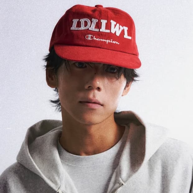 빠더너스 챔피온 콜라보 모자 레드