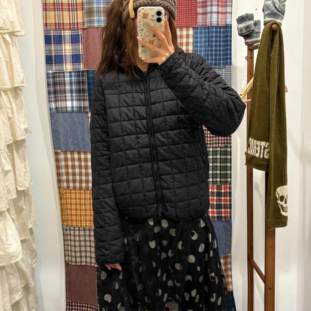 노스페이스 퀄팅 경량 패딩