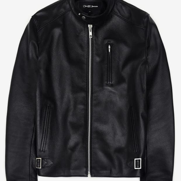 도프제이슨 레이싱 소가죽 자켓 (xl)