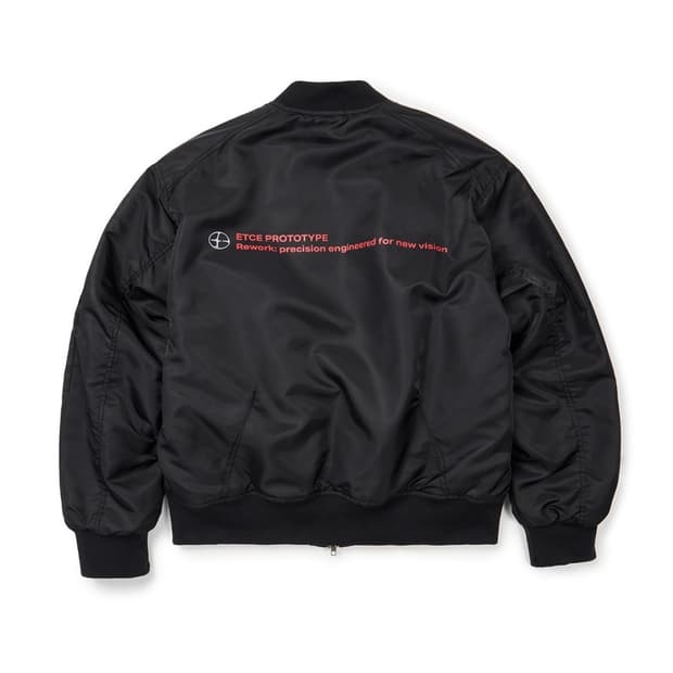 ETCE TEAM BOMBER (BLACK) L 이티씨이 팀봄버