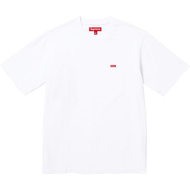 슈프림 스몰 박스 티셔츠 화이트 - 25FW S 