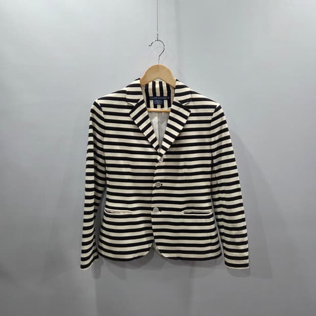 폴로랄프로렌 우먼 스트라이프 코튼 블레이저 자켓 6