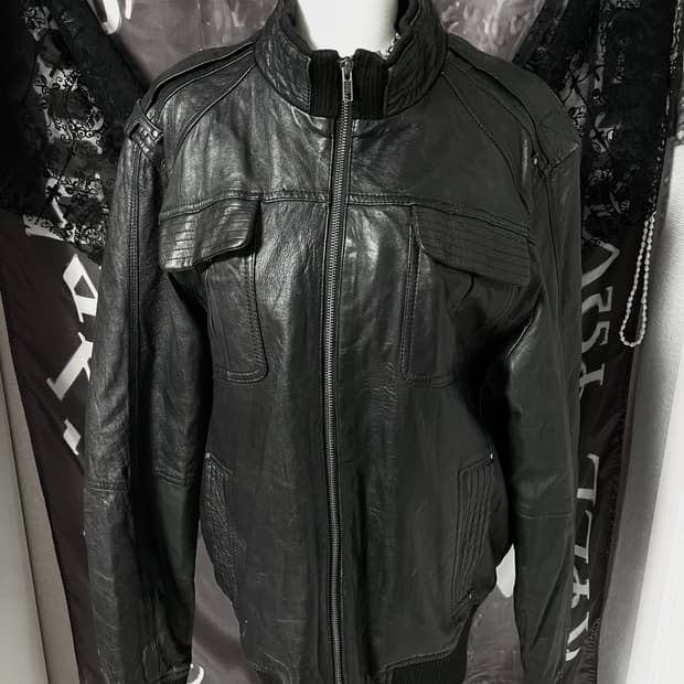 착샷o 리얼레더봄버자켓 천연가죽 에디슬리먼디올릭오웬스st락시크미국빈티지