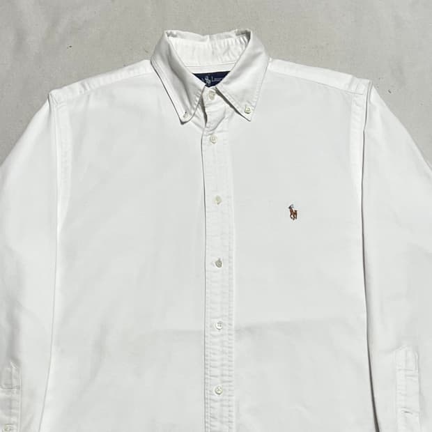15-32 폴로랄프로렌 화이트 코튼 셔츠