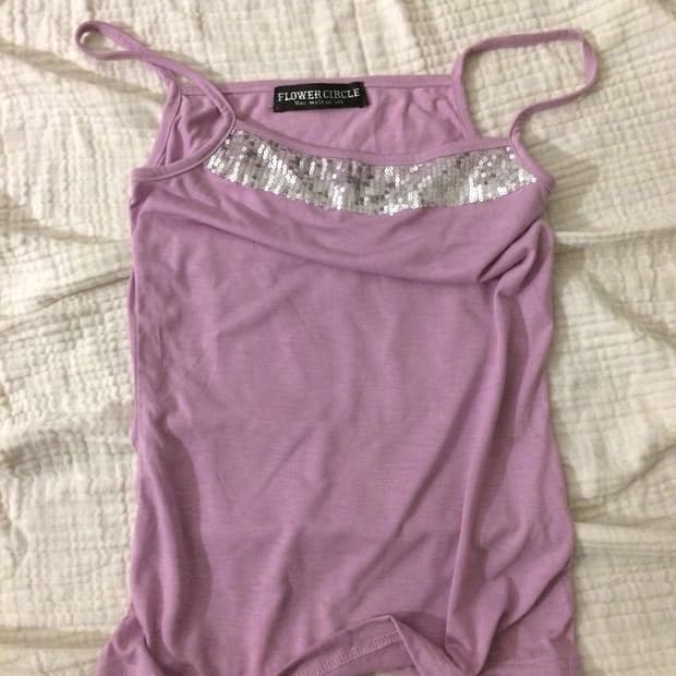 Lavender Sequin Sleeveless