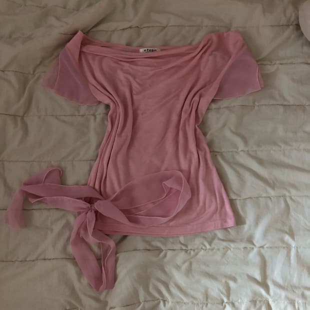 미쉘클랑 반팔 빈티지 반팔 페어리 반팔 아카이브 히메갸루 오네갸루 로걀