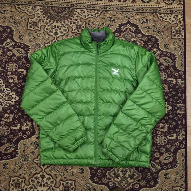 살레와 경량패딩 그린 xl