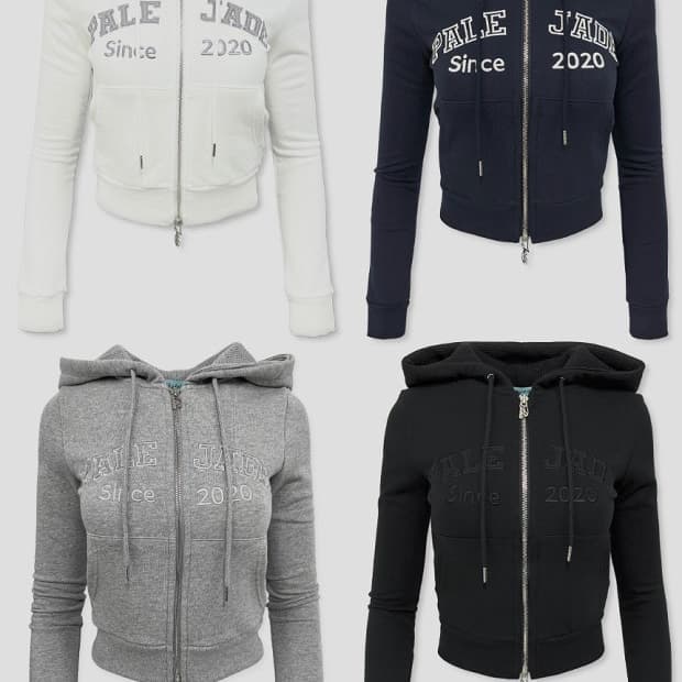 페일제이드 레트로 패치 후드 집업 블랙 M