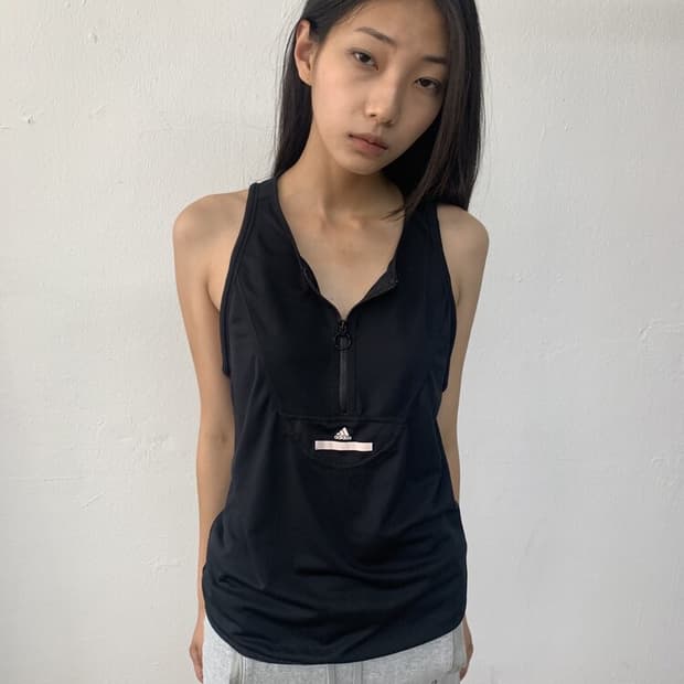 Adidas by Stella mccartney half zip up 