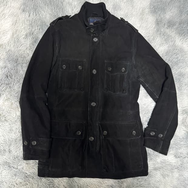 브룩스브라더스 스웨이드 울 헌팅자켓 S사이즈