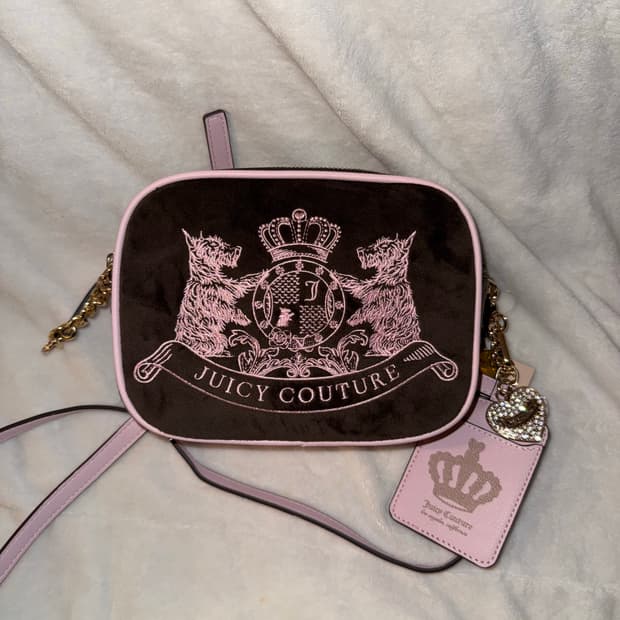 쥬시꾸뛰르 클래식 스코티독 크로스백 가방 베메클 베이비베어 갸루 