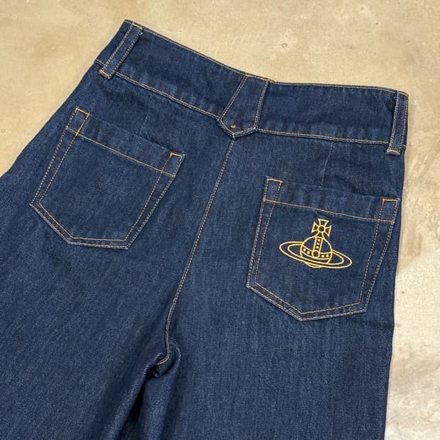 38 비비안웨스트우드 데님 팬츠 