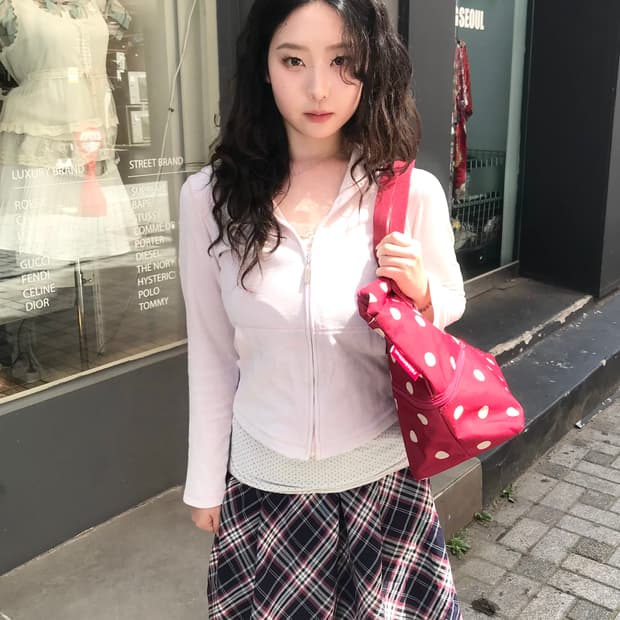 핑크 후디 코디 세트 💅