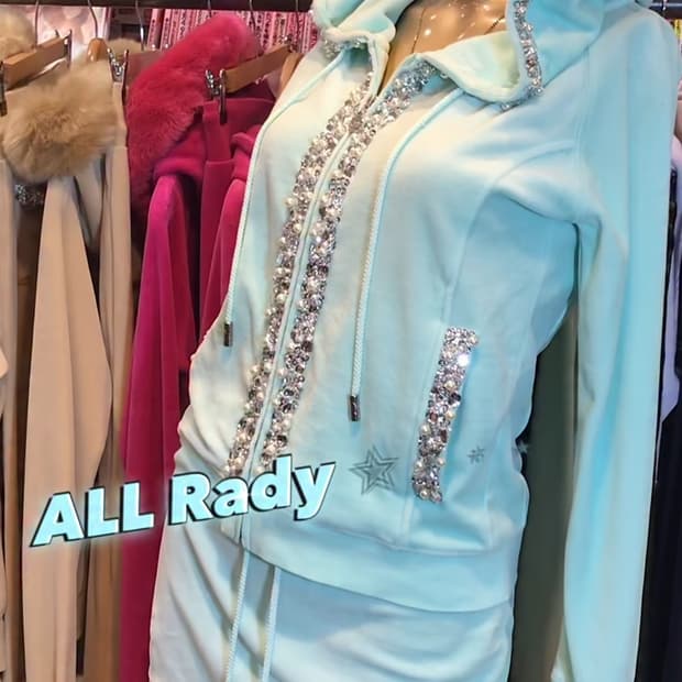라디 RADY 초레어 갸루 민트큐빅 트레이닝셋업