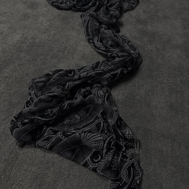 Vintage jp v-kei punk mood scarf