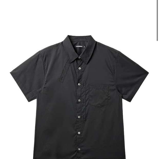 해칭룸 plaket shirt black 2size 새상품