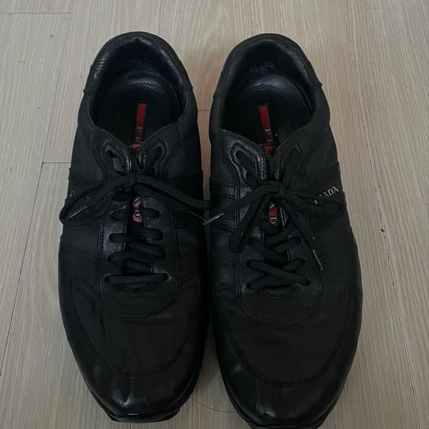 Prada Sport Linea Rossa leather sneakers
