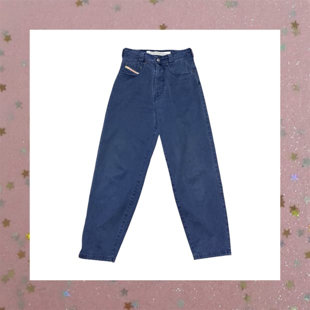 디젤 네이비 팬츠