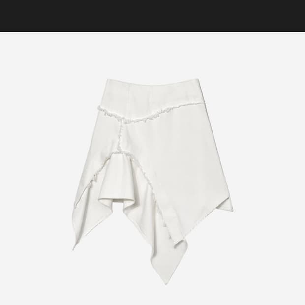 글로니 그런지 데님 스커트 bones grungy skirt