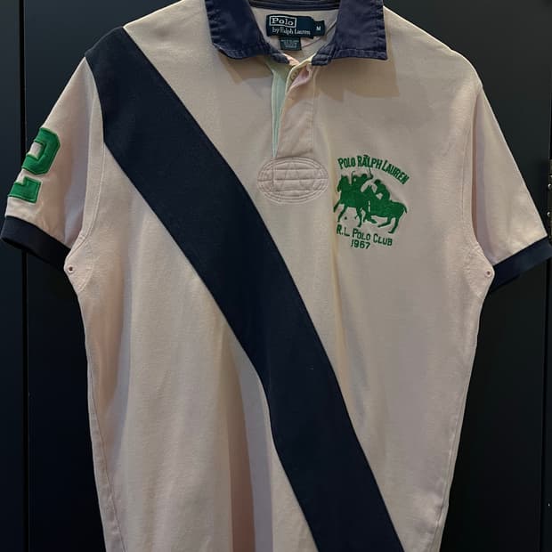 폴로 랄프로렌 90s 럭비 PK 반팔 카라티