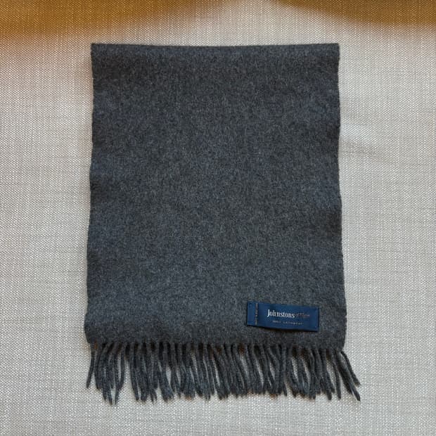 Johnstons 존스톤스오브엘긴 스코틀랜드산 캐시미어 100% 버건디