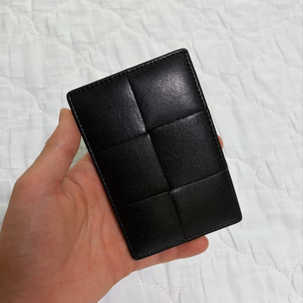 보테가베네타 카세트 카드지갑 블랙