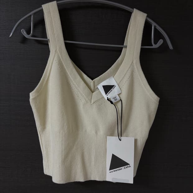 새상품 S 앤드원더 ZARA 니트탑 