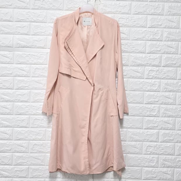 잇미샤 핑크 트렌치 코트 M fdf