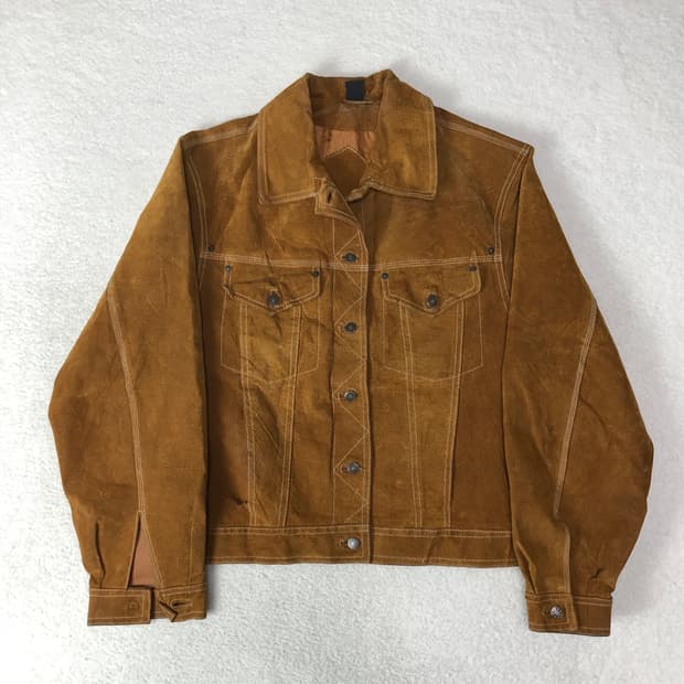 C&A 레더 트러커 자켓 