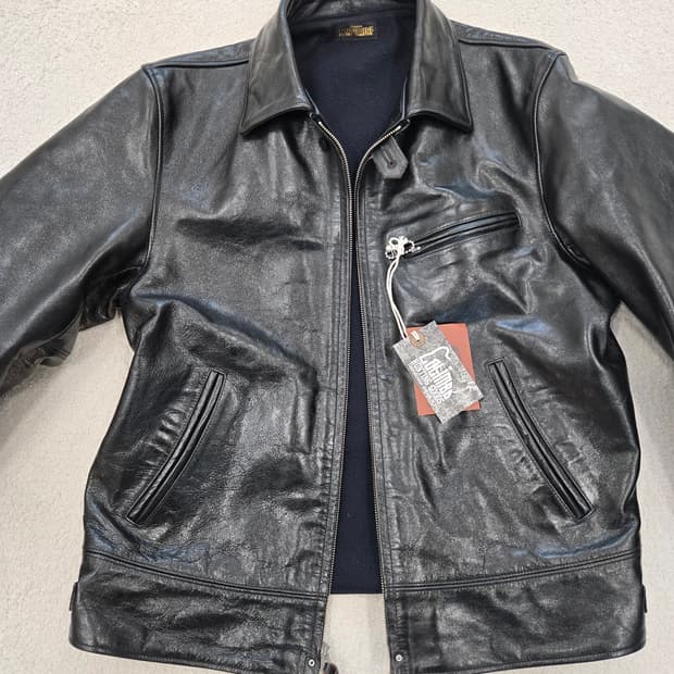 콜림보 hd 캐틀 드라이버 말가죽 레더 스포츠 자켓/42