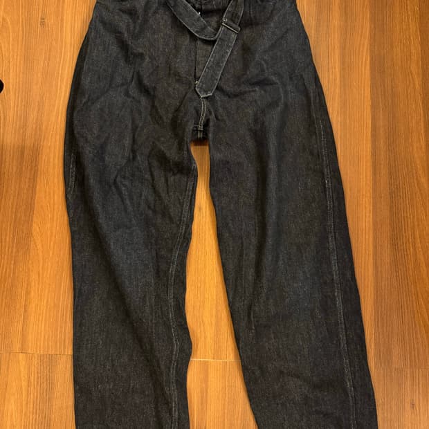 코모리 벨티드 데님 3사이즈