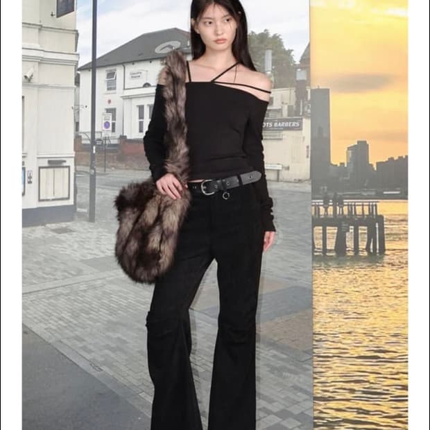 세릭 모헤어 크로스백