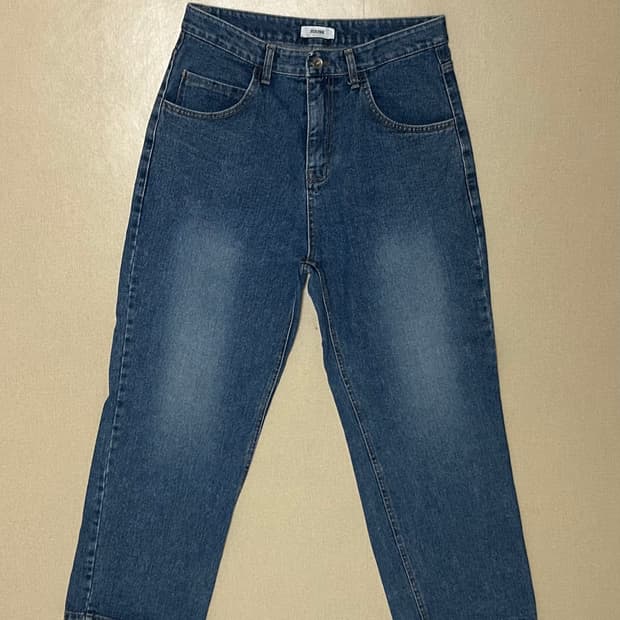 아케 중청 와이드 데님팬츠