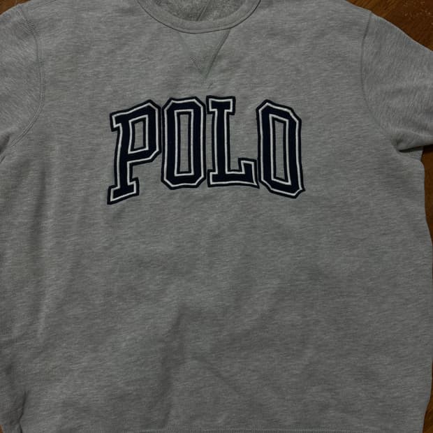 폴로 맨투맨 라지 L 기모 공용