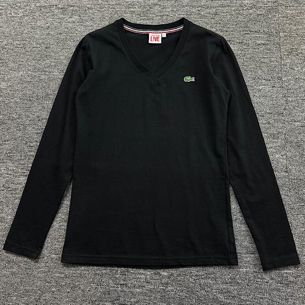라코스테 브이넥 티셔츠 M 
