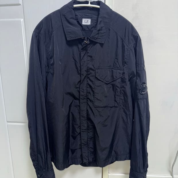 CP컴퍼니 크롬 R 풀 집업 셔츠 재킷 블랙 S