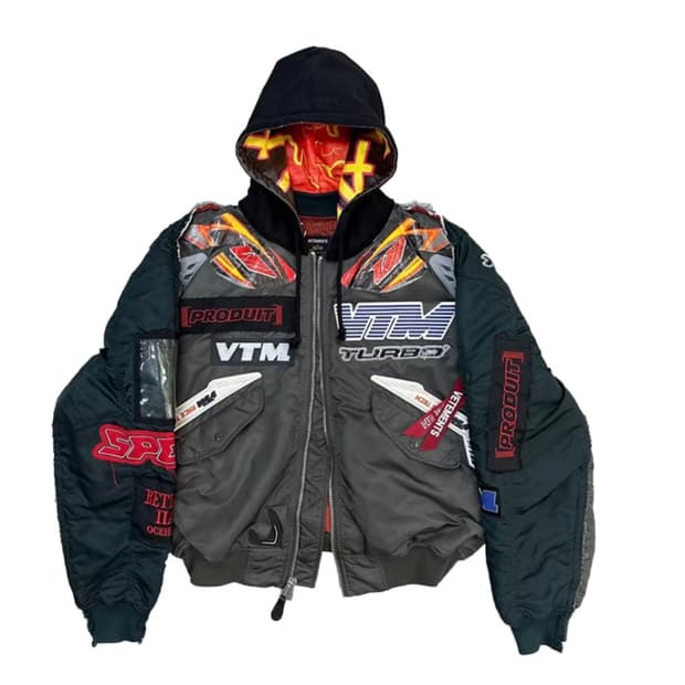 베트멍 알파 콜라보 VTM 터보 항공 점퍼 L