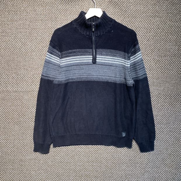 캘빈클라인 하프칼라 니트 