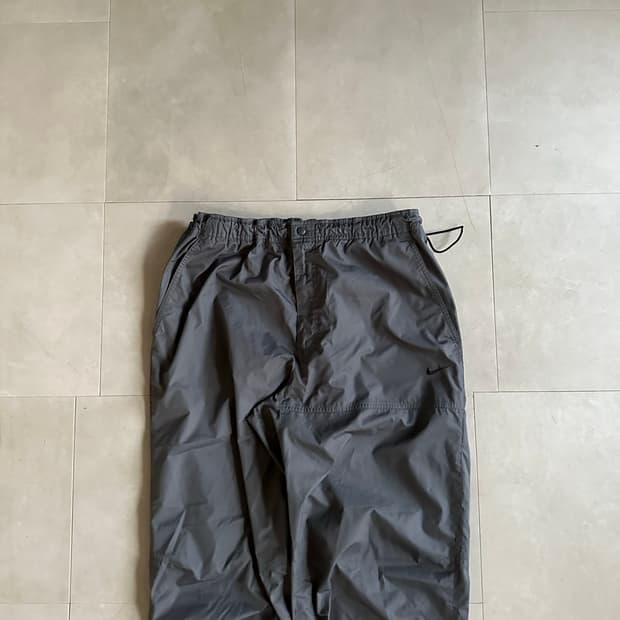 silver gray training pants