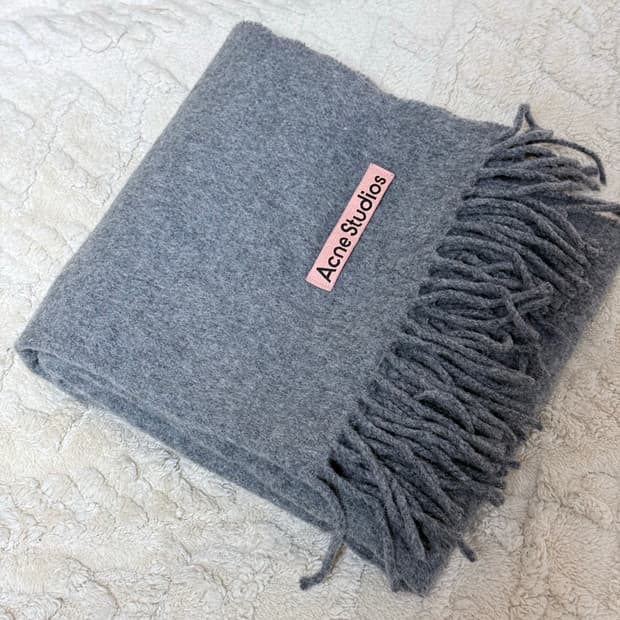 아크네 스튜디오 그레이멜란지 머플러 200x45