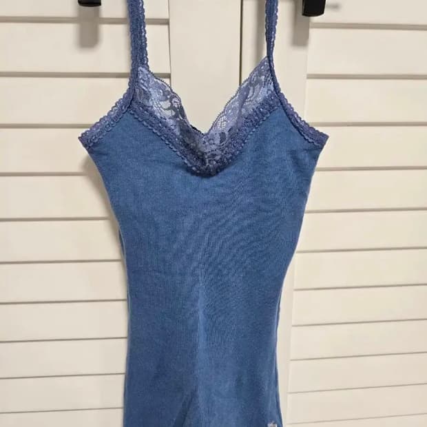 아베크롬비 존예 딱붙 슬리브 블루