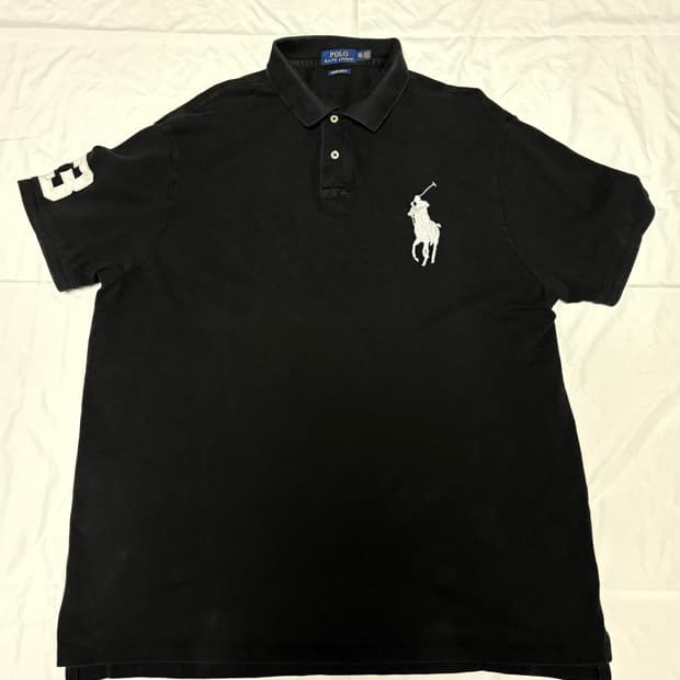 폴로 랄프로렌 빅포니 블랙화이트 pk