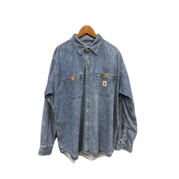 칼하트 데님 코튼 셔츠 XL